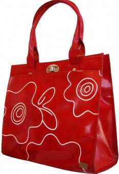 arpera | Leather Handbag | C11159-3 | Red