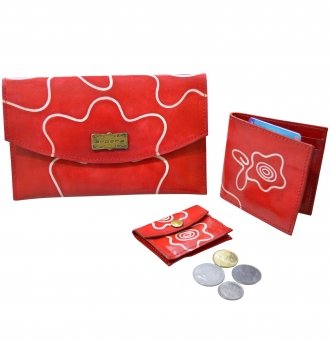 arpera Signature | Leather Clutch | 88A-3B | Red