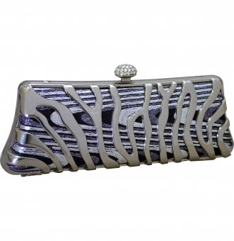 arpera silver evening clutch C11253-11