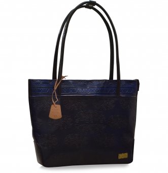 arpera Blue Terracotta Leather Handbag C11479-5A