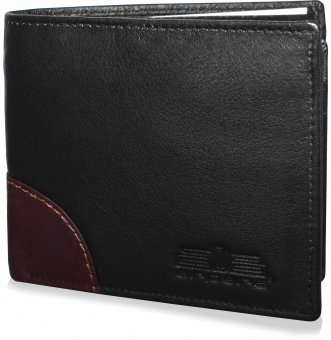   arpera-Safari Genuine Leather wallet  Black  C11539-1