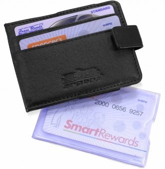 arpera Ricardo slim money clip card holder black C11555-1 