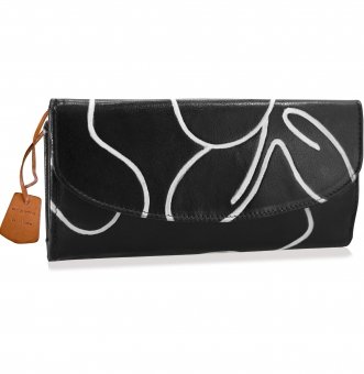 arpera Leather Ladies purse  Black C11445-1B  