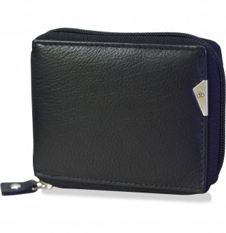  mypac-cruise Genuine Leather zip around wallet Black  C11560-1