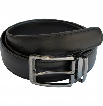 arpera Leather mens Belt Black C11570-1S