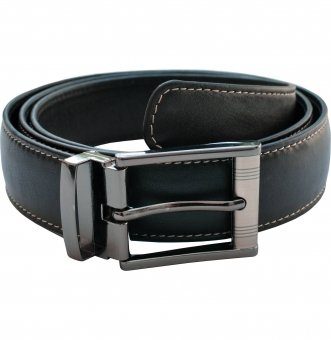 arpera Leather mens Belt Black C11569-1S
