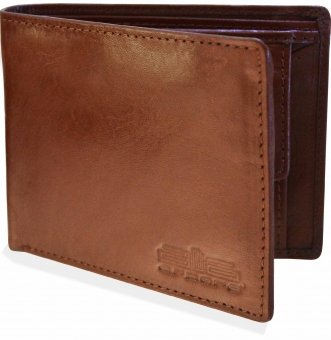 arpera Tan Brown Genuine Leather Mens Wallet C11439-21