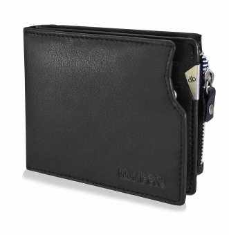mypac cruise black Genuine Leather wallet with atm card holder for men  C11573-1
