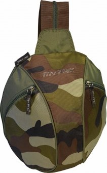 my pac db Vivaa C11602-22  Casual 8 L waterproof backpack for college/travel/hiking khaki military