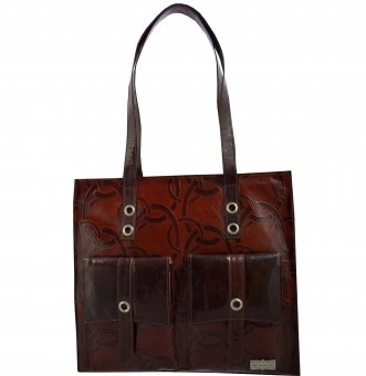 arpera | Leather Handbag | c11150-2 | Brown