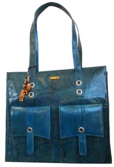 arpera | Leather Handbag | c11150-7 | Turquise