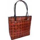 arpera | Leather Handbag | LB71-2 | Brown